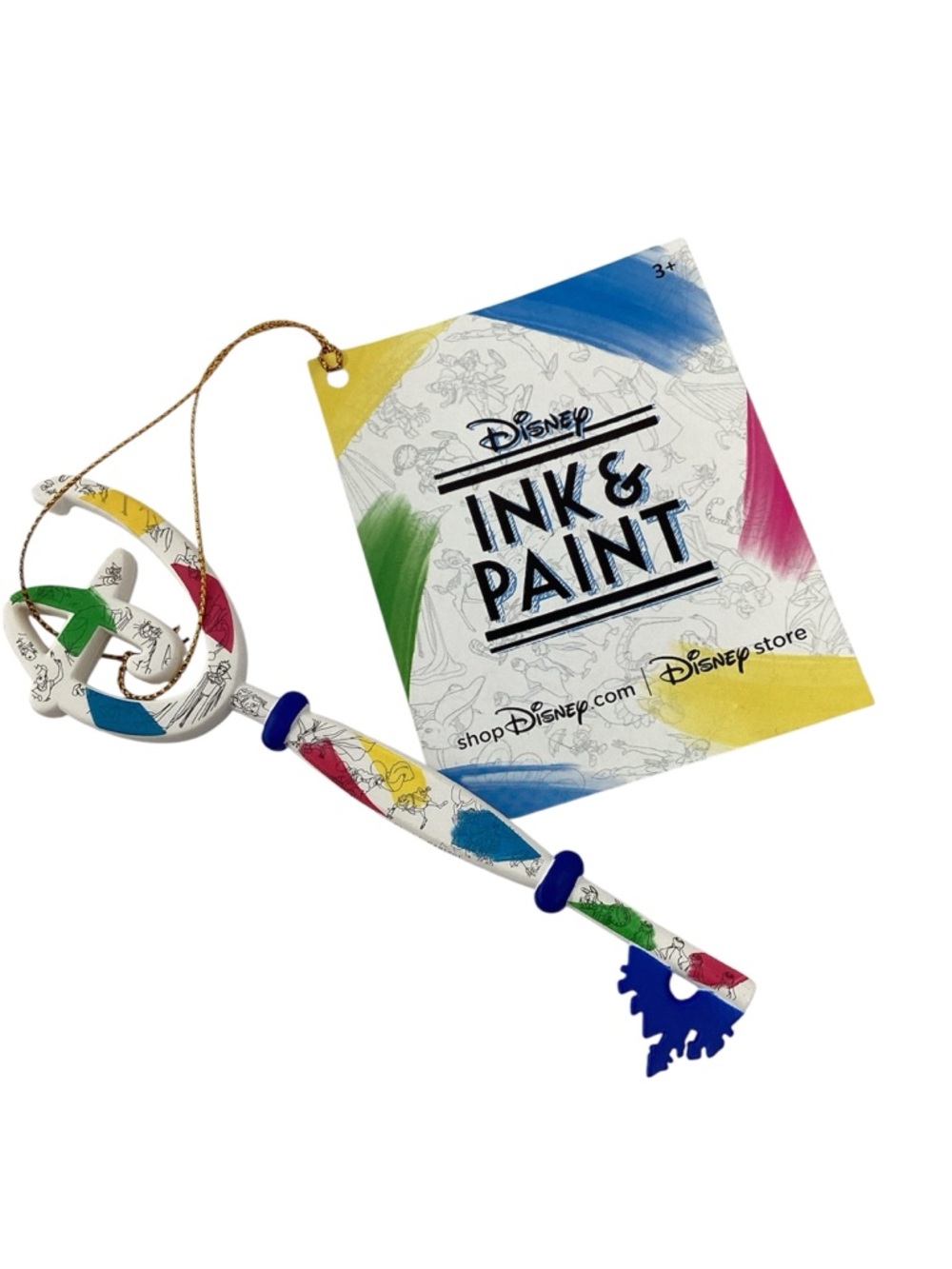 Disney Ink & Paint Multicolor Collectible Key